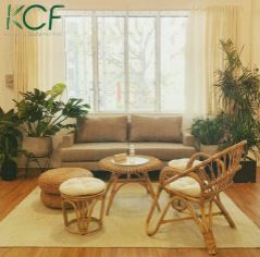 Bộ bàn ghế song mây - Mỹ Nghệ KCF - Công Ty Cổ Phần Xuất Nhập Khẩu KCF